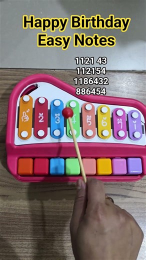 Happy Birthday Xylophone Tutorial #xylophone #tutorial #happybirthday