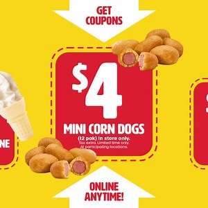 3.1K views · 58 reactions | Deals! Deals! DEALS! Save online anytime on all your in-store favorites with our digital coupons at wienerschnitzel.com/coupons | Wienerschnitzel | Facebook