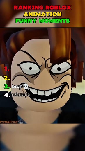 Ranking Roblox Funny Animations! 🏆 #roblox #shorts #robloxshorts