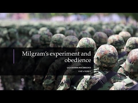 Milgram's Experiment and Obedience