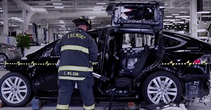 Learn about Tesla Model X's unique structure through a first responder training video