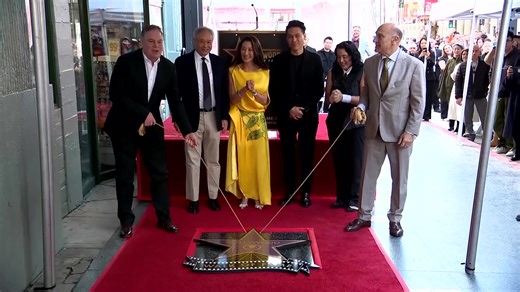'The star may carry one name, but it represents so many people who made this journey possible,' actor Michelle Yeoh said, unveiling her star on the Hollywood Walk of Fame in Los Angeles | Reuters