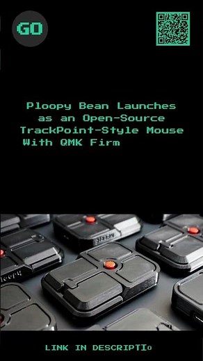 Ploopy Bean Launches as an Open-Source TrackPoint-Style Mouse With QMK Firmware and 4...
