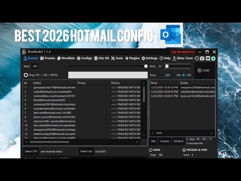 SILVERBULLET CONFIG HOTMAIL CHECKER | NEWEST 2026