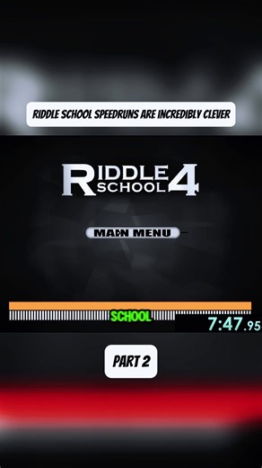 Riddle School Speedruns are incredibly clever #speedrun #eazyspeezy #fyp #riddleschool #foryoupage