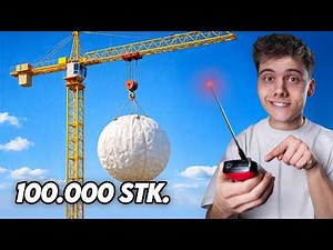 Ich hab die größte Knallerbse der Welt gebaut! (100.000 Knallerbsen)