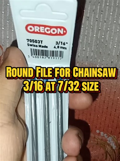 Oregon Round Files for Chainsaw Sharpening
