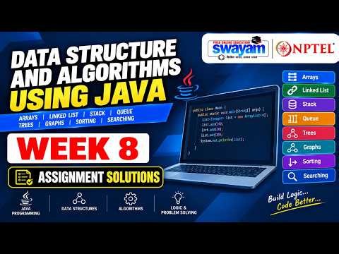 Data Structures and Algorithms using Java Week 8 Assignment Answers 2026 NPTEL July 2026 Assignment