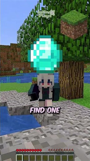 Minecraft, but I can’t touch a random block! #minecraft #shorts