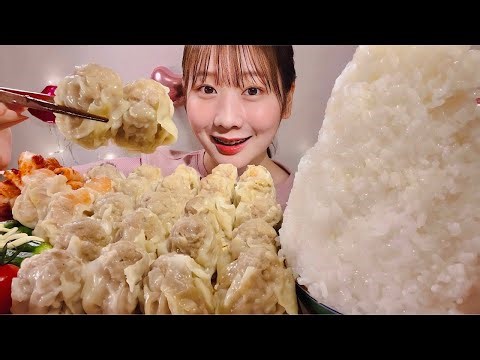 ASMR Shumai Steamed Pork Dumplings【Mukbang/ Eating Sounds】【English subtitles】