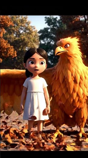 ToonaTV|Phoenix Bird Saved Her Life… You Won’t Believe What Happened! 😳🔥 #shorts