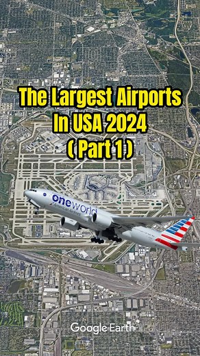 Exploring the Top 10 Largest Airports in USA 2024 - Part 1