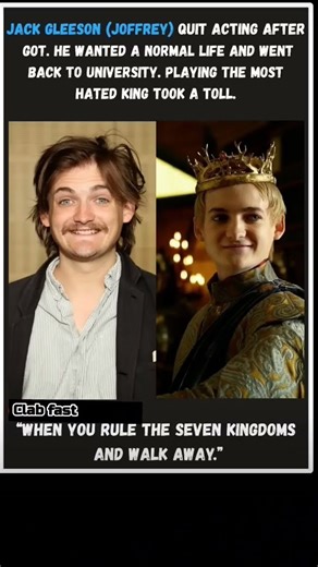 🎬 Why the “Jeffrey” Actor Quit After Game of Thrones!