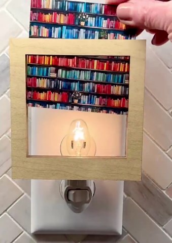 Interchangeable Night Light Base With Hummingbird Frame - Allows for Interchangeable Frame and Flex - Diode Friendly DIGITAL File Only - Etsy