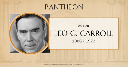 Leo G. Carroll Biography | Pantheon