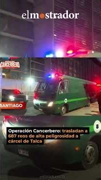 Operación Cancerbero: trasladan a 687 reos de alta peligrosidad a cárcel de Talca