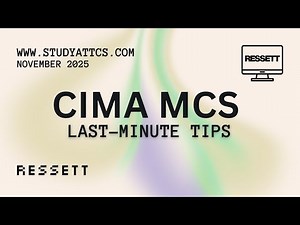 CIMA MCS Nov '25 - Ressett: Final Workshop