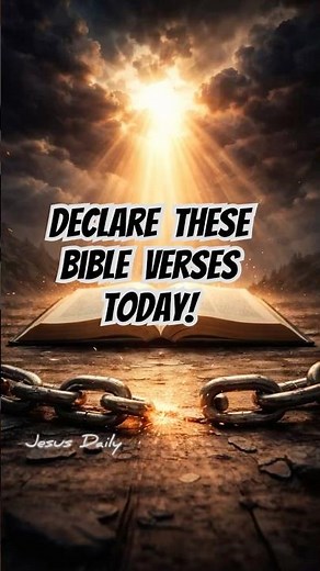 3 Bible verses you must declare to break free from ADDICTION | Christian Motivation | Jesus Daily