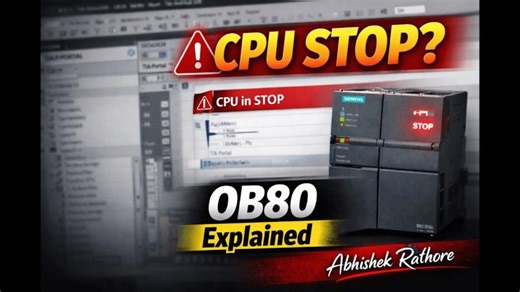 Siemens PLC Time Error OB80 Explained in TIA Portal | Abhishek Rathore posted on the topic | LinkedIn