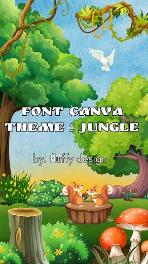 Font Canva Theme Jungle: Ideas for Aesthetic Fonts
