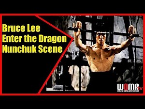 Enter the Dragon Bruce Lee Nunchuk Scene