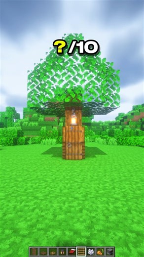 How to Make an Under Tree House in Minecraft – Survival Base | CupSapling #minecraft #shorts #easy