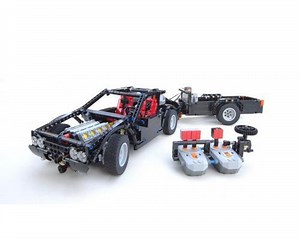 LEGO MOC-1145 Technic Car with Trailer (Technic 2013)