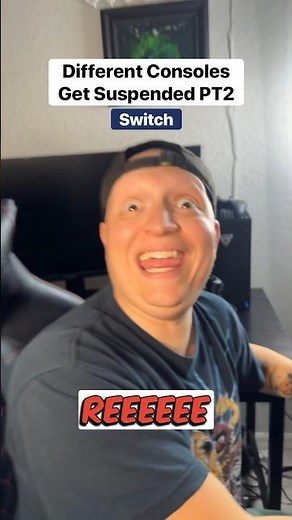 Consoles get suspended PT2 #comedy #funny #gamer #relatable #skit