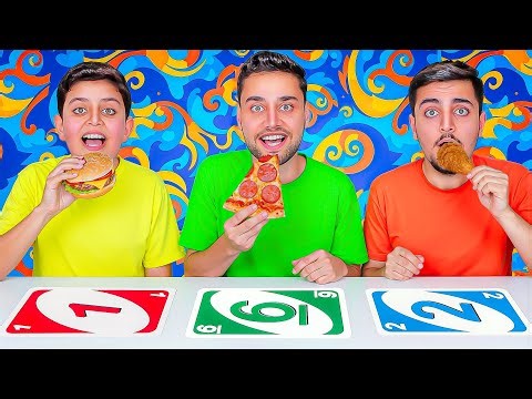 تحدي القضمات ( على حسب ارقام الحظ ) 🍔🍕