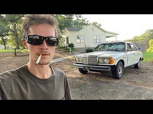 Smoking a Cigarette While Driving My 1980's Diesel Mercedes