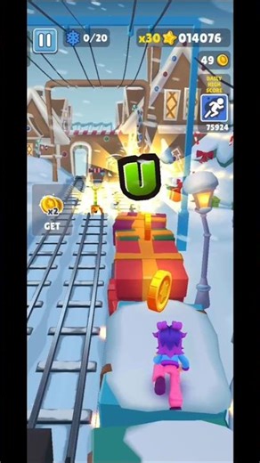 Collect UNITY Letter In Subway Surfers Game #subwaysurfers #shortfeed #shorts #game #wordhunt