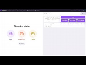 A Quick and Easy Way to Create Bibliographies