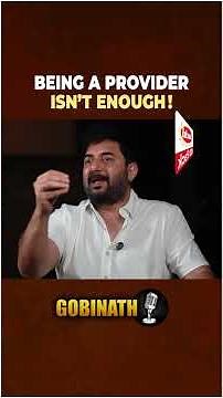 Why Money Can't Replace Your Presence! | Arvind Swamy on Parenting | Gobinath #shorts