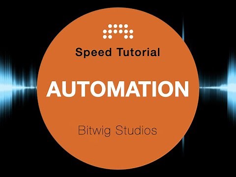 Bitwig Studio Automation in 1 minute