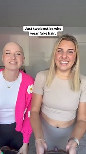 30K views · 378 reactions | Friends who wear hair together, stay together 欄The best thing I got out of this crazy hair loss journey is the friends I’ve made. Us hair loss sisters just get eachother on a whole other level. I’ve never been able to connect with people so deeply! Tag your hair bestie in the comments  ...#thinninghair #humanhairwig #humanhairtopper #hairloss #hairlosssolutions | Lusta Hair | Facebook