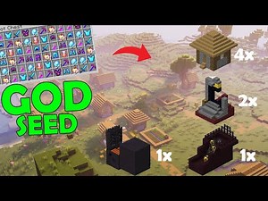 BEST OP Loot Survival/Hardcore/Speedrun Seed for Java 1.21 | Minecraft