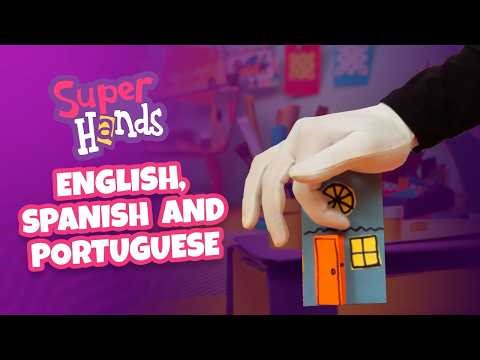 SuperHands in different languages | How to make a little cardbox house