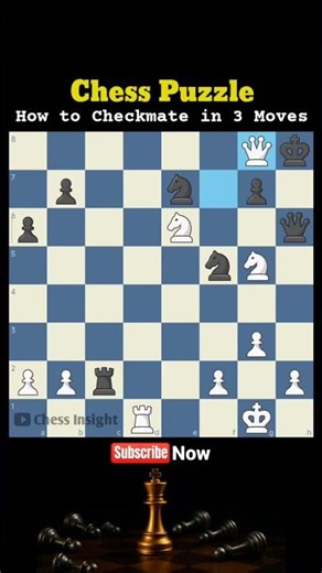 Can You Solve This Forced Checkmate in 3 Moves? #shortchess #chesspuzzle #chessgame