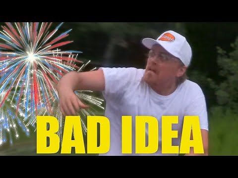 cooking food with fireworks (gone tasty)