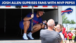 Josh Allen Surprises Bills Fans with MVP Pepsi!