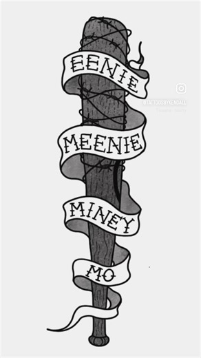 Fun Lucille bat I got to do from #TheWalkingDead #tattooshop #tattooshoptok #lucille #negan #negantwd #tattoo #foryou