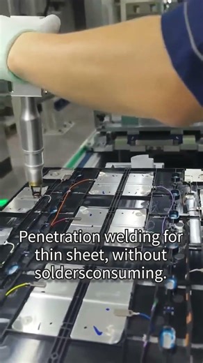 How to handy weld lithium battery pack tabs? Watch this dual swing handheld laser welder!