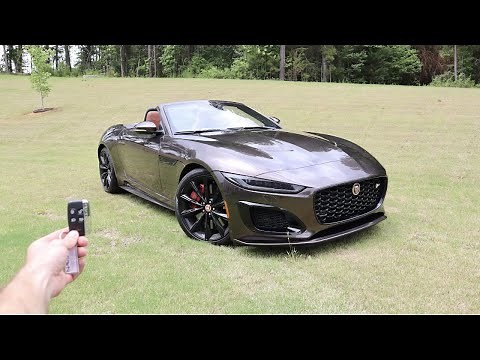 2022 Jaguar F Type R AWD Convertible: Start up, Exhaust, Test Drive, POV and Review