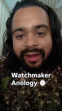 The Universe is a Watch, God is the Watchmaker.⌚🌌