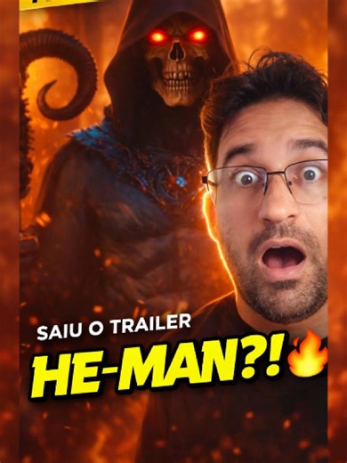 🔥 SAIU O TRAILER DE HE-MAN?! 😱⚔️🔥 O trailer finalmente saiu e deixou todo mundo em choque! 👀🔥 Nostalgia, e muita expectativa em poucos segundos. Assiste até o final e comenta o que você achou! ⚔️💥 #heman