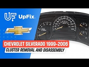 Chevrolet Silverado 1500/2500/3500 1999-2006 Instrument Cluster Panel (ICP) Removal and Disassembly