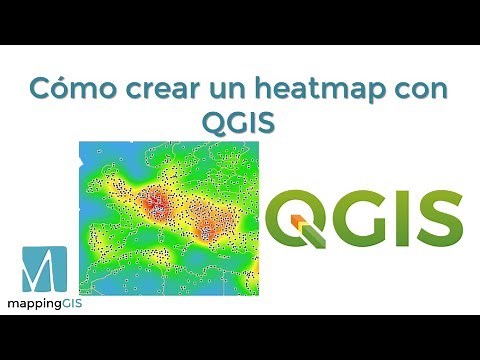 Cómo crear un mapa de calor o heatmap con QGIS