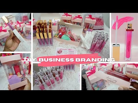 CUSTOM PACKAGING FOR YOUR LIP GLOSS BUSINESS | HOW TO BRAND YOUR PACKAGING | BRANDING YOUR BUSINESS
