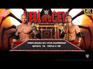 Batista vs Triple H | Hell in a Cell Match | WWE Full Match Highlights