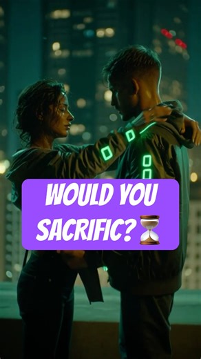 He Gave Her His Last Seconds ⏳💔 #shorts #time #scifi